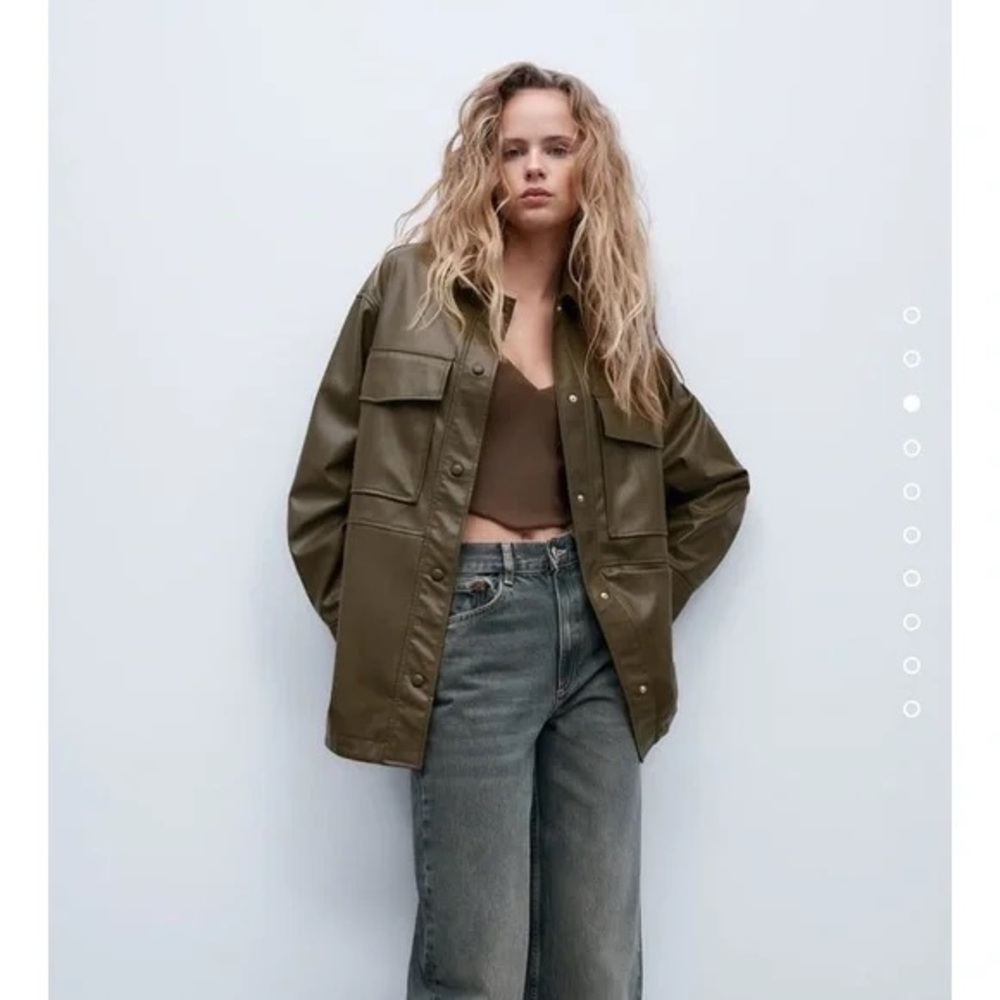 Zara Olive Green Women's Jacket